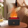 Flame Aromatherapy Essential Oil Diffuser Humidifier Desktop Diffuser Volcanic Night Light Desktop 7 Flame Colors Humidifier