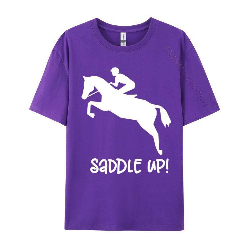 Equestrian Jumping Horse Design Music Education Coffee Music Teacher Plain Combed Cotton Tees Birthday Tee-Shirt Hot Sale