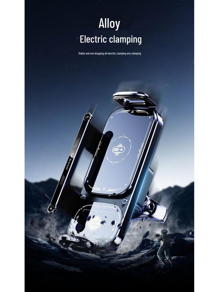 Foldable Wireless Fast Charging Car Phone Holder & Universal Interior Charger