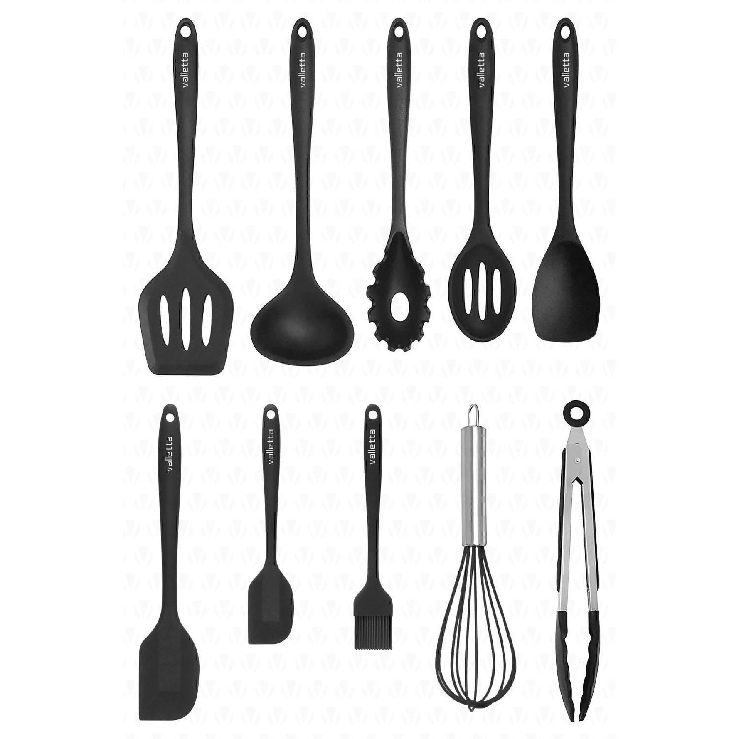 

Salvatore 10 Piece Spatula Set Black