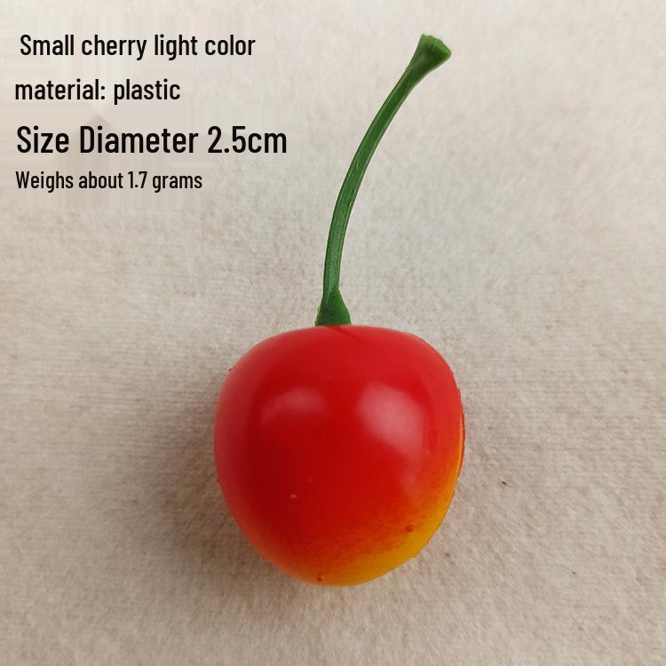Artificial Fruit Props: Cherries, Lemon, Orange, Banana, Apple