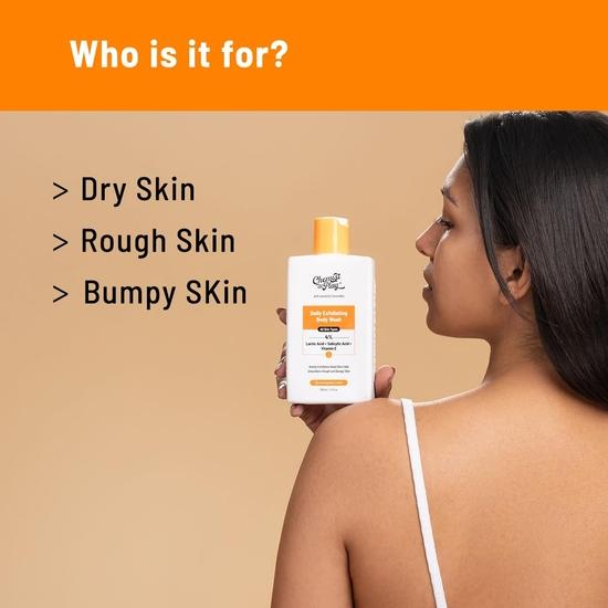 Chemist At Play 1% Salicylic Acid Exfoliating Body Wash 236ml | Paraben | Enriched with Vitamin E| Gentle Exfoliating Shower Gel | Men & Women