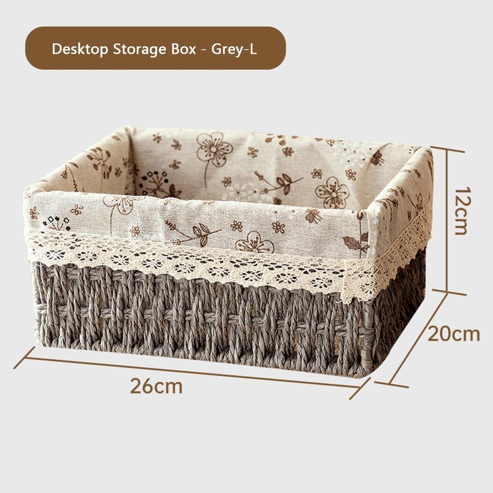 Imitation Rattan Rattan Storage Baskets Vegetable Fruit Multi-Purpose Hand-woven Baskets Home Decoration Storage