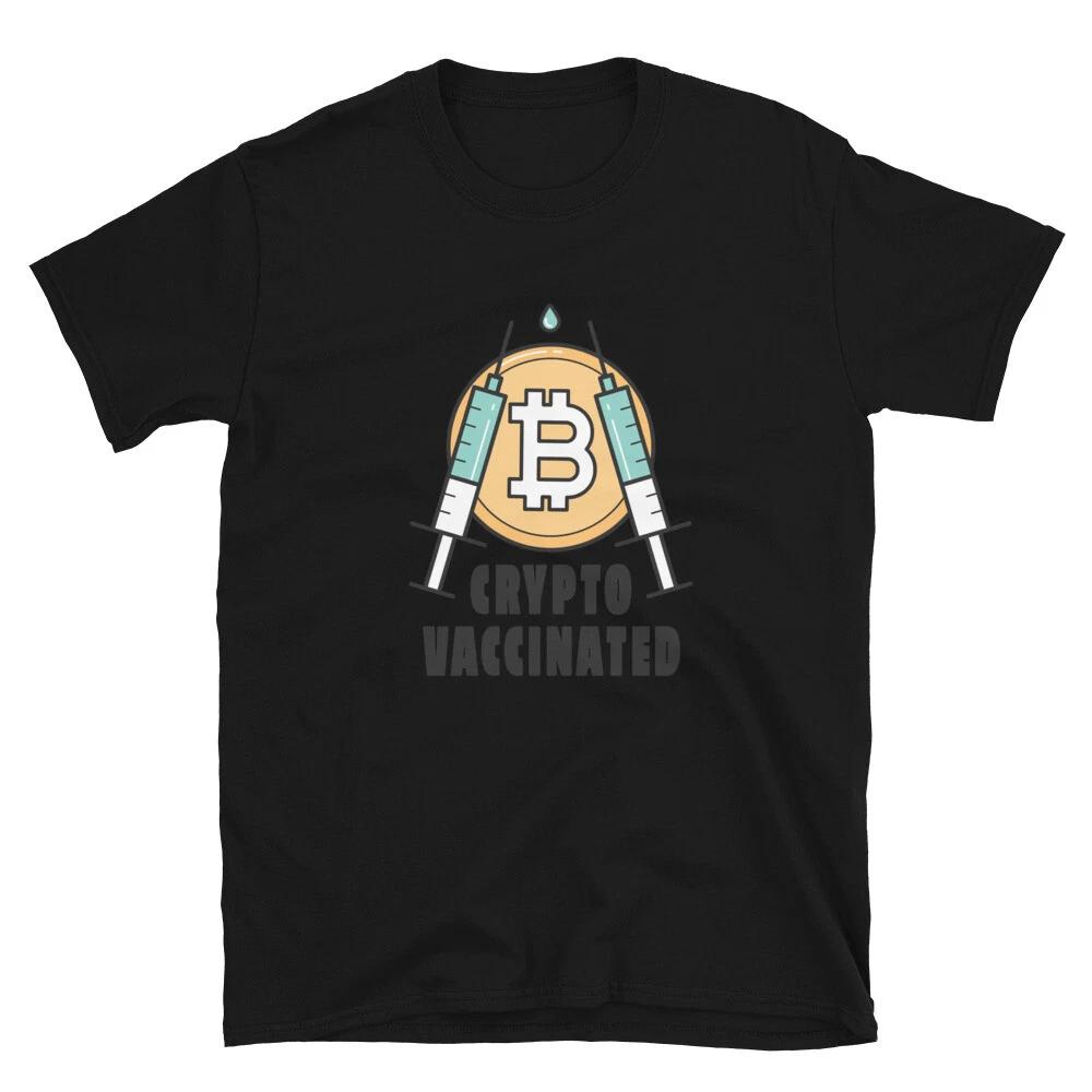 Crypto Vaccine I Got My Crypto Classic Style T-Shirt XL