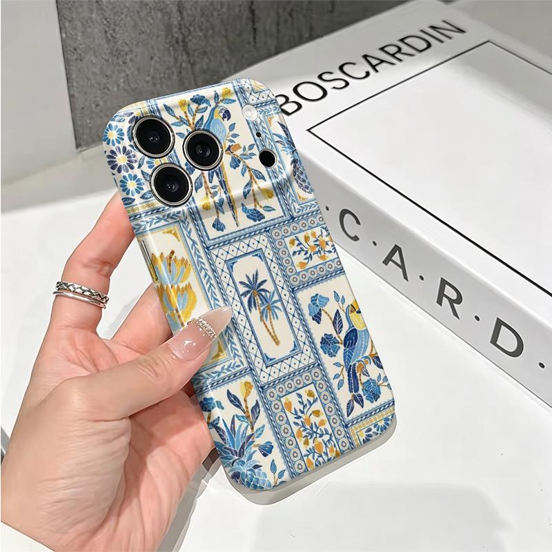 Exotic Aviary Tropical Palm Pineapple Art Graphic Film Aesthetic Protective Shockproof Bumper Phone Case Cover For iPhone 13 14 15 16 17 Pro Max Plus