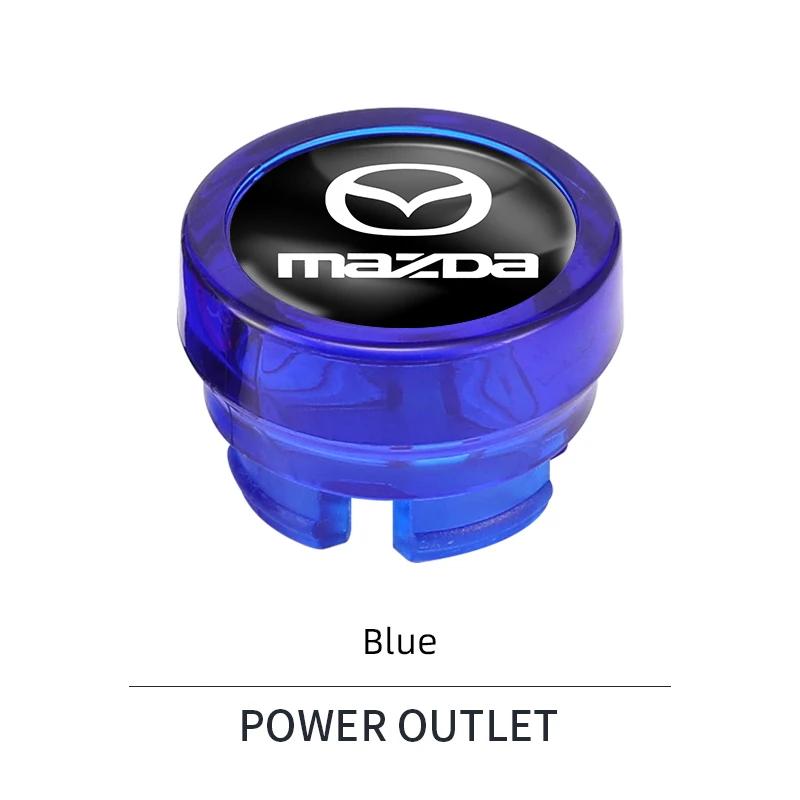 2025 Hot Car Cigarette Lighter Cover Dust Proof Cap Ornament For Mazda CX5 CX3 CX9 MX5 RX8 Axela Demio Atenza MS GJI Auto lgniti