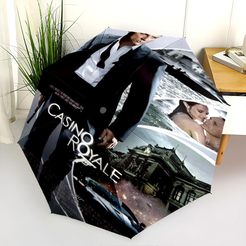 007: Spectre Danger Folding umbrella travel Suitable for all seasons light printing Umbrella