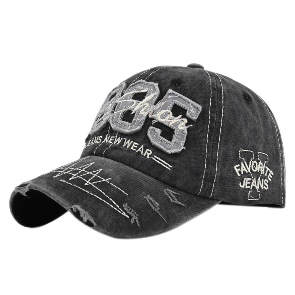 Hip-hop Embroidery Baseball Caps Adjustable Sunscreen Hats Man Women Outdoor Sports