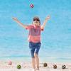 6 Piece Set Woven Patterned Handheld Bean Bags for Toss and Catch Coordination Training Soccer Style Balls