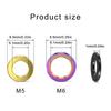 Bicycles Screw Bolts Washers Bicycles Hub Conversion Spacer Bicycles Spacers Washer Fastener Alloy Washer Bolts Washers