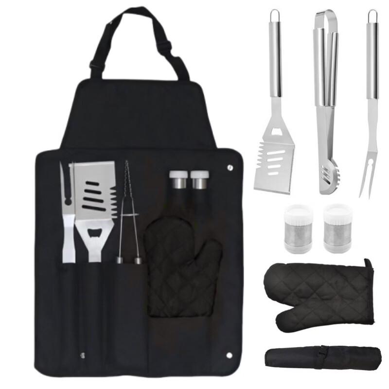 

SMVP Stainless Steel BBQ Tool Set with Apron