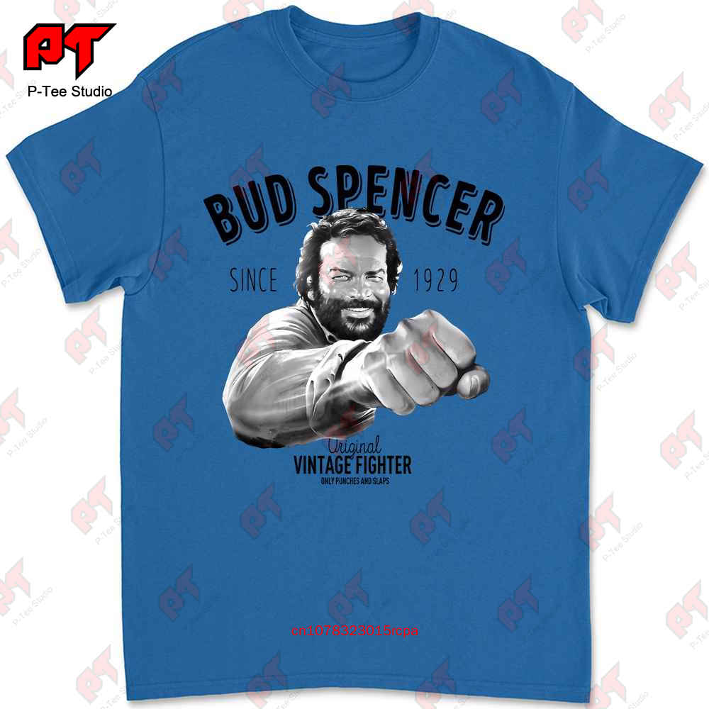 T Shirt Uomo Bud Spencer Vintage Fighter Banana Joe Lo Chiamavano Trinita X7N5