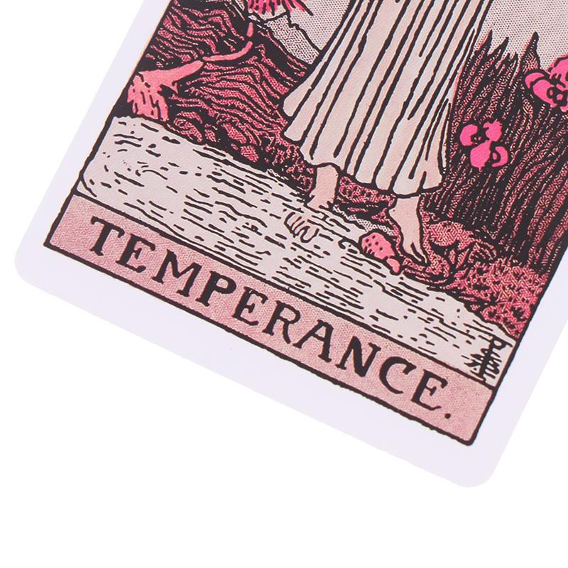 Pink Tarot For Beginners Tarot Card Prophecy Divination Deck Family Party Board Game Fate Card Fortune Telling Game