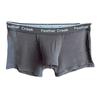 Men Boxer Underwear Mid-rise Wide Elastic Waistband Letter Print U-Convex Shorts Briefs Breathable Panties