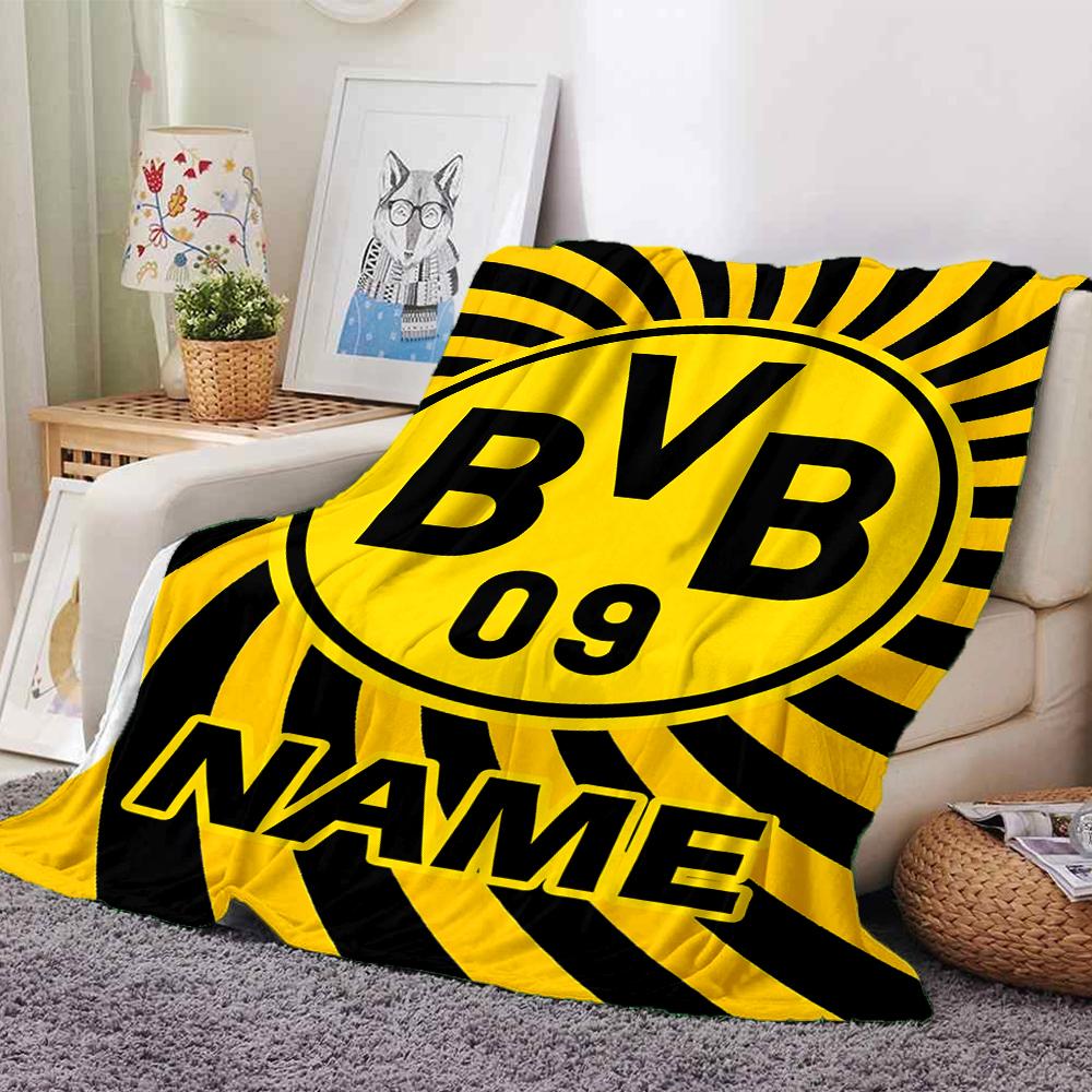 Custom Name Real Madrid Crest blanket for Couch & Bed, Plush Cozy Fuzzy Blanket Super Soft & Warm Blankets for Fall and Winter. 0908264