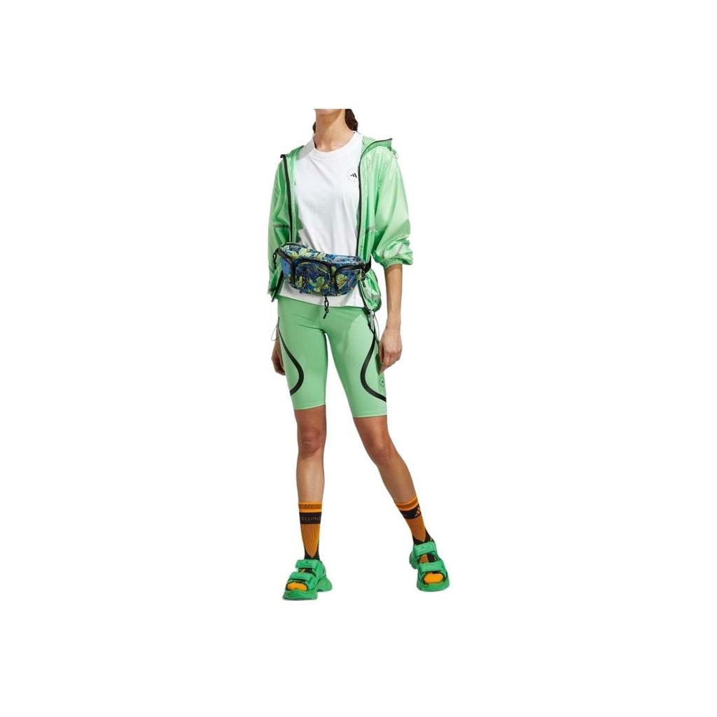 Adidas Solid Color Logo Print Loose Round Neck Short Sleeve T-Shirt Women Tops White HR9167