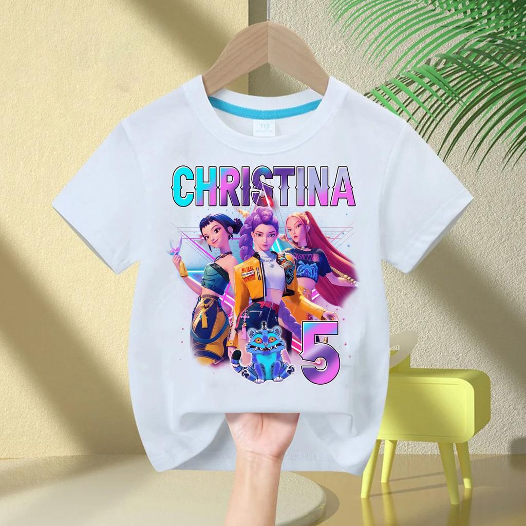 Popular Movies, Children's T-shirts, Soft Cotton, Boys' and Girls' Tops, Fashionable and Casual Children's Clothing, Fan Gifts