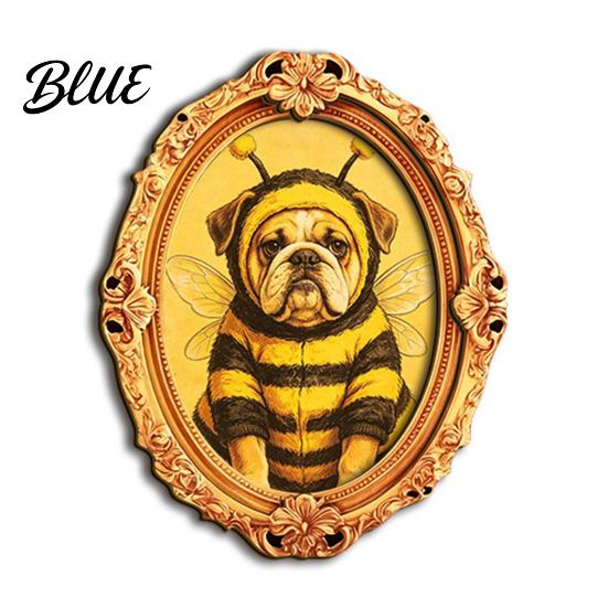 Refrigerator Magnets Ornament 1/6Pcs Halloween Retro Frame Magnet Wood Carved Fridge Metal Surface Decorations Cabinet Whiteboard Magnet for