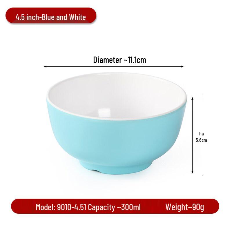 Gannian Melamine Japanese-Style Soup and Rice Bowl
