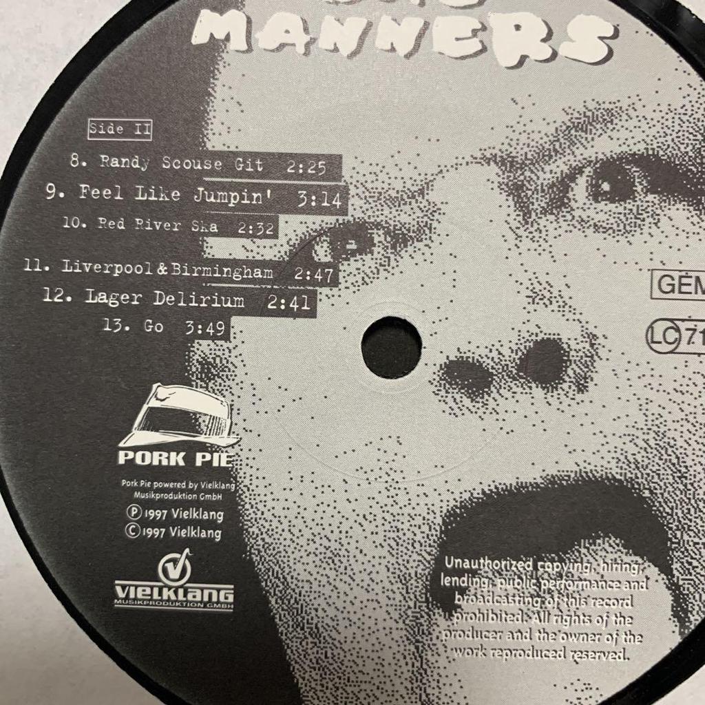 [USED] BAD MANNERS LP 2-disc set Bad Manners
