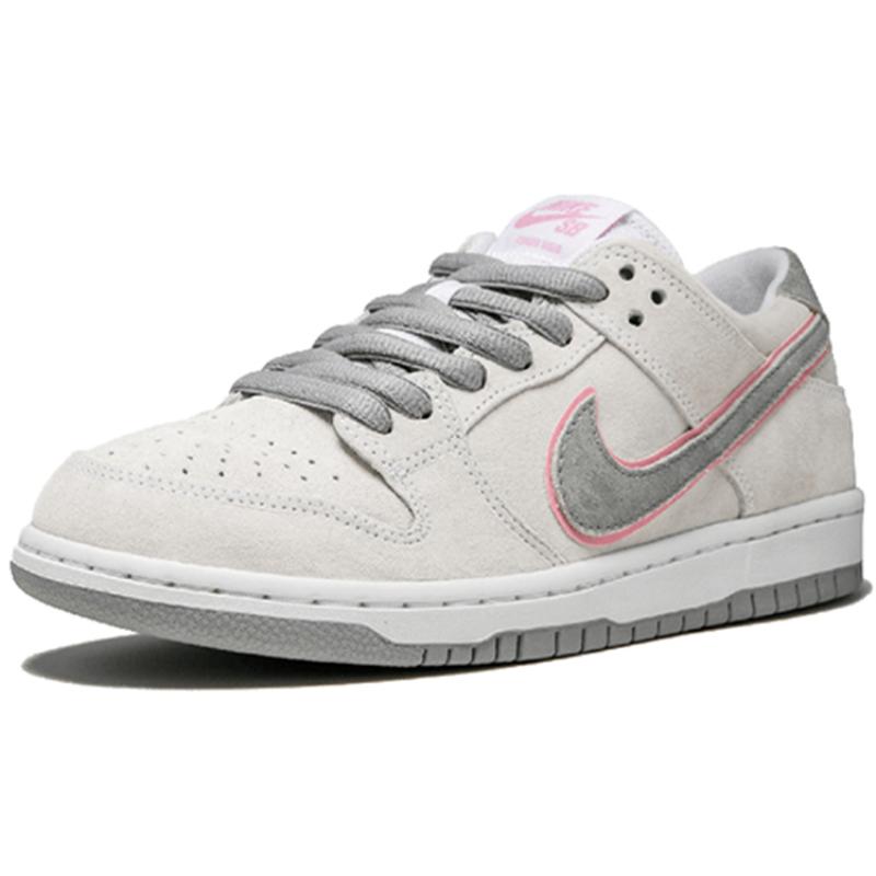 Nike Sb Dunk Low Ishod Wair Flat Silver Skateboard Shoes 895969-160