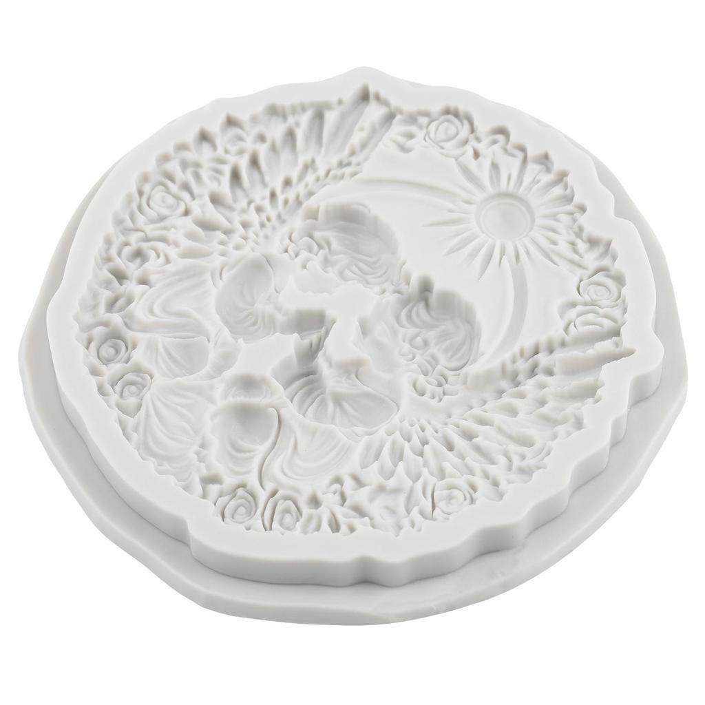 Angel Silicone Molds Angel Baby Fondant Mold Cake Decorating Tools Cupcake Topper Candy Chocolate Gumpaste Mold