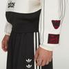 adidas Felpa unisex con stampa di lettere Originals X Willy Chavarria, girocollo, manica lunga KS6444