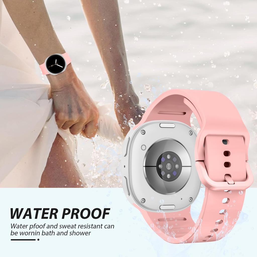 Armband für Samsung Galaxy Watch 8 classic 46mm Zubehör pulseira Sport Silikon Armband correa Galaxy Watch 8 Armband 44mm 40mm