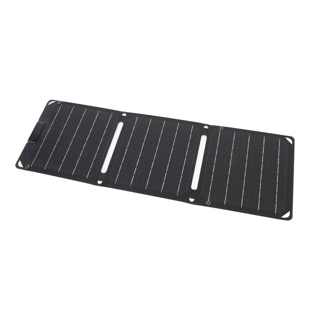 30W Solar Panel 3 Fold Monocrystalline 2 TYPE-C Port Portable Outdoor Solar Panel Charger for Laptops Tablets Phones