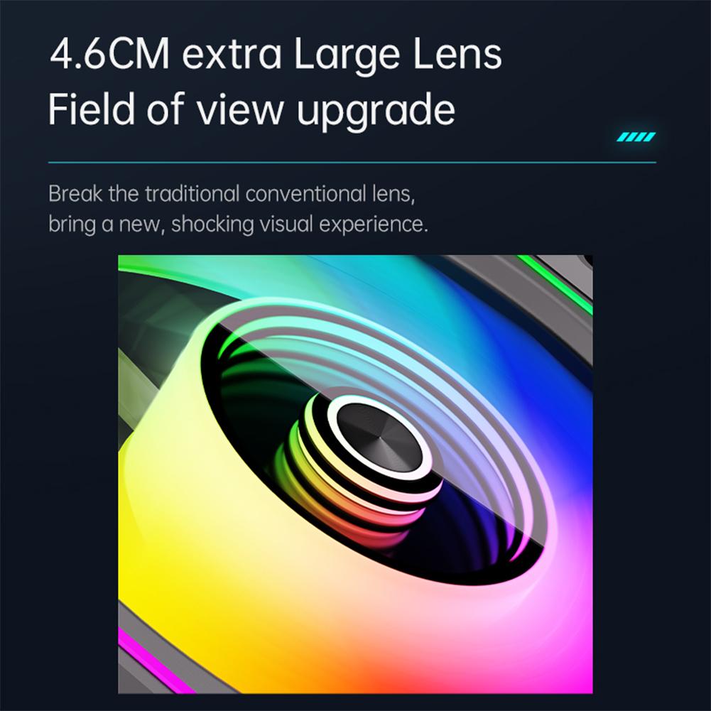 120mm ARGB CPU Fan 12V Large Air Volume 71 CFM 4pin PWM Case Cooler Fan Computer Chassis Fan Quiet Cooling Fan for Computer Case