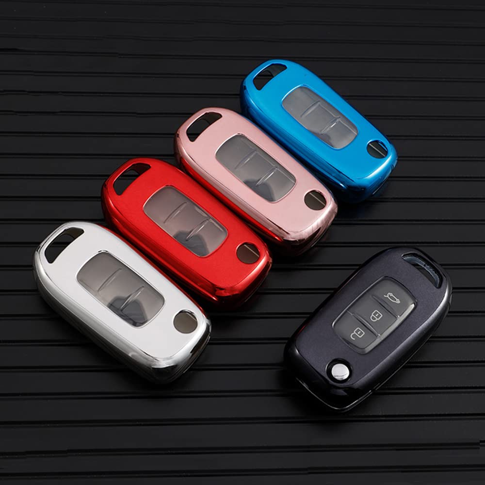 SANRILY Key Case, Key Holder, Key Cover, Key Protection, Duster Megane, Sandero, Cantu, Capture,