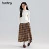 Taoding Autumn Girl's Stylish A-Line Skirt