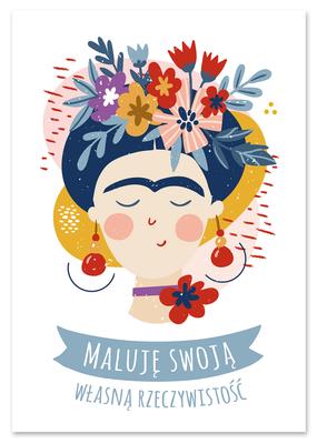 Poster resimler, illüstrasyonlar Frida Kahlo