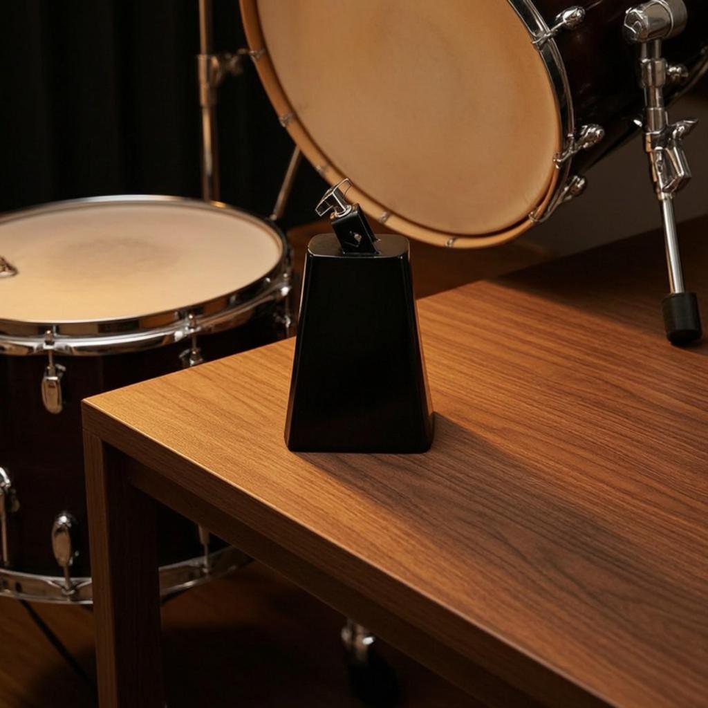 Drum Cowbell Mounted Percussion Accessory Stable for Drummers