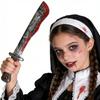 Halloween Simulated Blood Kitchen Knife Prank Prop - Ghost Festival Decoration