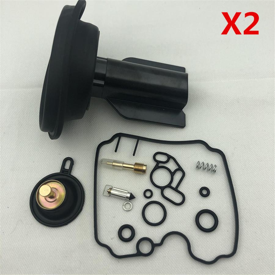 2 Sets/lot Carburetor Rebuild Kit with Membrane Diaphragm Vacuum For YAMAHA TDM850