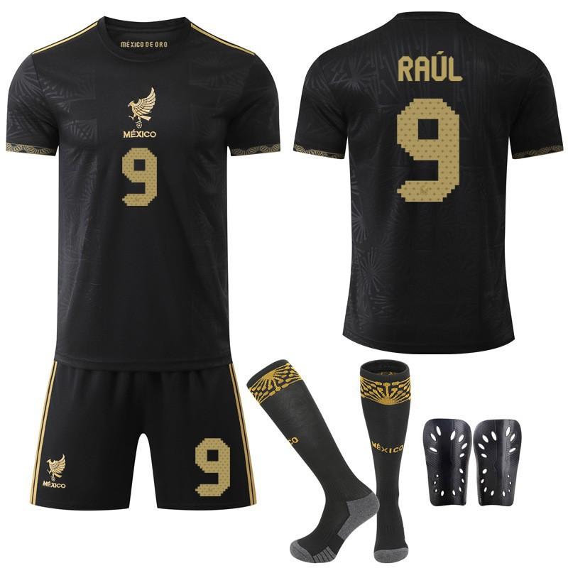 Maglia America's Cup 2025-26 Nero Oro Squadra Nazionale Messico Calcio Commemorativo