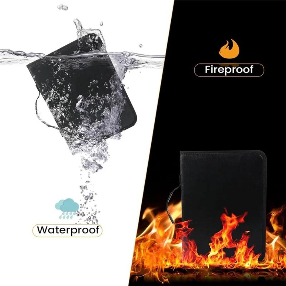 Waterproof Material Portable Key Storage Box Smooth Zipper Design Key Storage Pouch Office Use