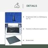 Pop-Up Shower Tent Toilet Tent Camping Changing Tent with Carry Bag Mobile Outdoor Toilet Changing Cabin Storage Tent Dark Blue 126 X 124 X 189 Cm