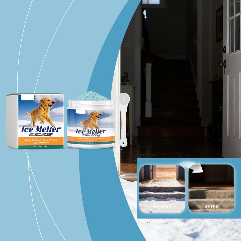 Pet Safety Ice Melting Agent Highly At Melting Snow Suitable For Multiple Scenarios Protects.