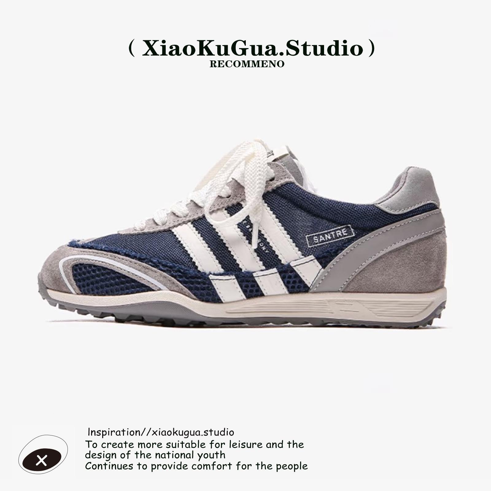 

2025 весенние балетки новая корейская версия ins студентки нескользящие кеды Forrest Gump повседневные одинарные туфли обувь Forrest Gump тренд 40 синий