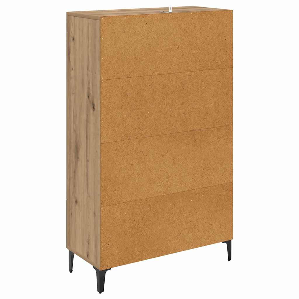 Highboard Artisan Oak 70 x 31 x 115 cm Composite Wood and Iron