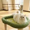Sisal Avocado Cat Tree All-in-One Cat Condo with Scratching Post & Ball Toy Space-Saving Small Cat Tower for Kittens