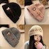 Hellokitty Knit Hat For Girls Cute Cartoon Warm Ear Protection Street Dance Accessory