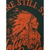American Retro Print Pure Indian Cotton Short Sleeve T-shirt Men Summer Trendy Bottoming Shirt Export Cotton T-shirt