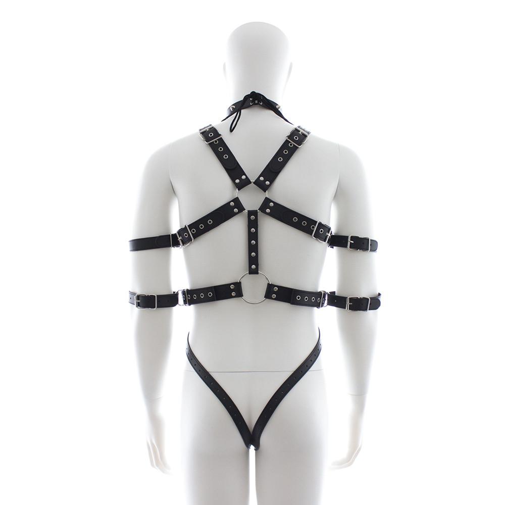 Gay Rave Harness Man Pu Leather  Bondage Strap Chest Restraint Kit Sex Lingerie Adjustable Cosplay Sex Toys Sex Toys For Men