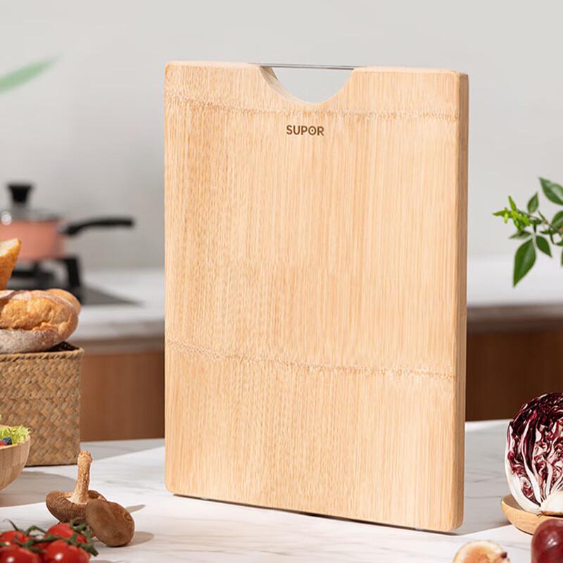 Supor Natural Whole Bamboo Double-Sided Cutting Board