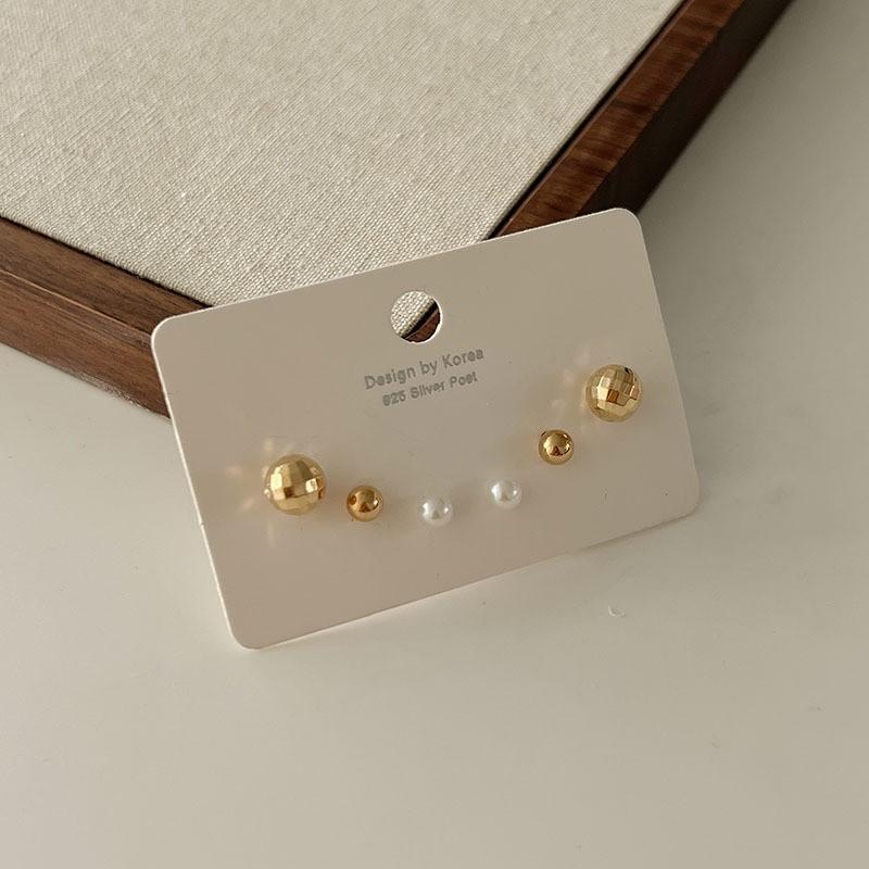 Exquisite Set, Earrings, Niche Design Earrings, Women's High-end Stud Earrings, Women's 6-piece Set