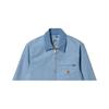 Carhartt WIP Kurtka Detroit Klasyczna Amerykańska Jednolity Kolor Sztruksowy Kołnierz Etykieta Logo Luźny Krój Płótno Robocza Pilotka Kurtka Detroit I026467-1HF-FH