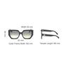 Celine Butterfly Pentagonal Vintage Frame Irregular Sunglasses Women Sunglasses Black CL40239F-25K-55